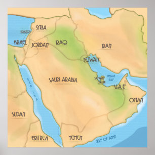 Midden-Oosten Poster