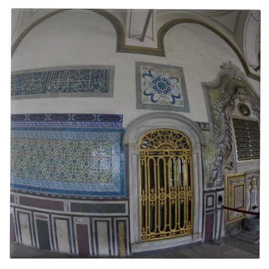 Midden-Oosten Turkije en stad Istanboel met de 2 Tegeltje (Voorkant)