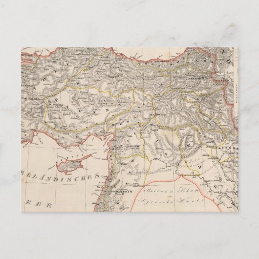 Midden-Oosten, Turkije, Syrië Briefkaart (Voorkant)