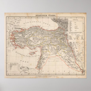 Midden-Oosten, Turkije, Syrië Poster
