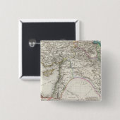 Midden-Oosten Vierkante Button 5,1 Cm (Voorkant /achterkant)