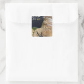 Midden-Oosten Vierkante Sticker (Tas)