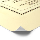 Midden-Oostenkaart (1885) Poster (Hoek)