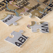Midden-Oostenkaart Puzzle Legpuzzel (Zijkant)