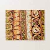 Midden-Oosters Arabisch Voedsel Dessert Legpuzzel (Horizontaal)