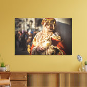 Midden-Oosters carnavalsmasker in Venetië Canvas Afdruk (Insitu (Woonkamer))
