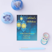 Midden-Oosters of Libanees Marokkaans restaurant Flyer (Enkel)