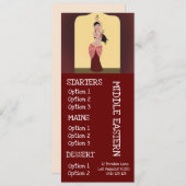 Midden-Oosters restaurant diner menu (Voorkant / Achterkant)