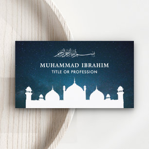 Midden-Oosterse Arabische Moskee Islamitische Mosl Visitekaartje