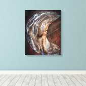 Midden-Oosterse danser Canvas Afdruk (Insitu (Houten vloer))