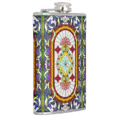 Midden-Oosterse Glas in lood van de Kunst Nieuw-Ze Heupfles (Rechts)