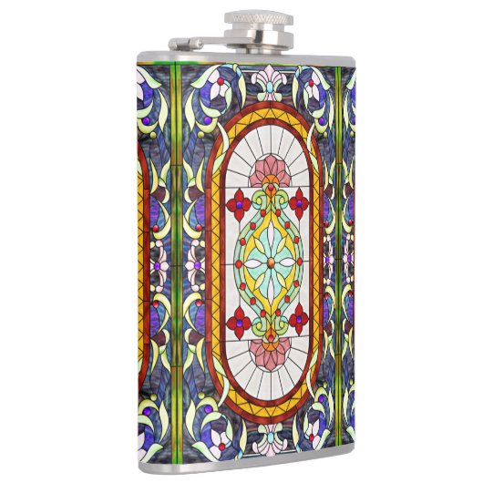 Midden-Oosterse Glas in lood van de Kunst Nieuw-Ze Heupfles (Rechts)