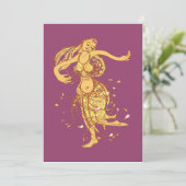 Midden-Oosterse partij - buikdanser Kaart (Staand voorkant)