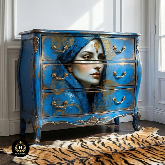 Midden-Oosterse vrouw decoupage Tissuepapier