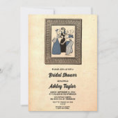 midden oud grafisch Vrijgezellenfeest Kaart (Voorkant)