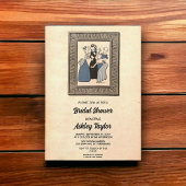  midden oud grafisch Vrijgezellenfeest Kaart