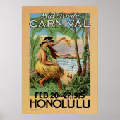 Midden-Pacifische carnaval - Honolulu - 1915 Poster (Voorkant)