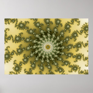 Midden punt - Fractal Poster