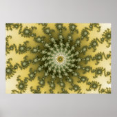 Midden punt - Fractal Poster (Voorkant)