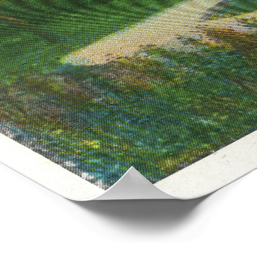 Midden-Ravine Uitzicht van het slagveld van Sarato Poster (Hoek)