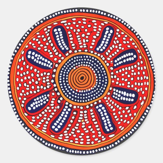 Midden Ronde Sticker (Voorkant)