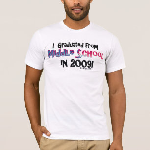 Midden-school in 2009 Afstuderen T-shirt