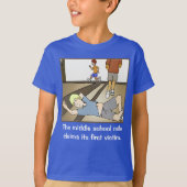 Midden-schoolmile Mannen Black T-shirt (Voorkant)