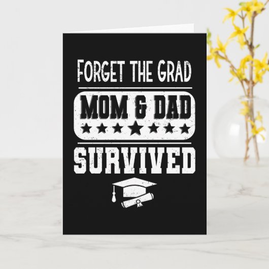 Midden-schoolse Afstuderen Kaart (Gele Bloem)