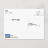 Midden Shell Island Jetty Ansichtkaart Briefkaart (Achterkant)