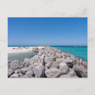 Midden Shell Island Jetty Ansichtkaart Briefkaart