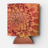 Midden Sinaasappel Dahlia Flower Blikjeskoeler (Voorkant)