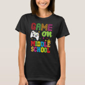 Midden spel op videoSpeleraar Kind student B T-shirt (Voorkant)
