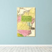 Midden-Staten 3 Canvas Afdruk (Insitu (Houten vloer))