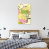 Midden-Staten 3 Canvas Afdruk (Insitu (Slaapkamer))