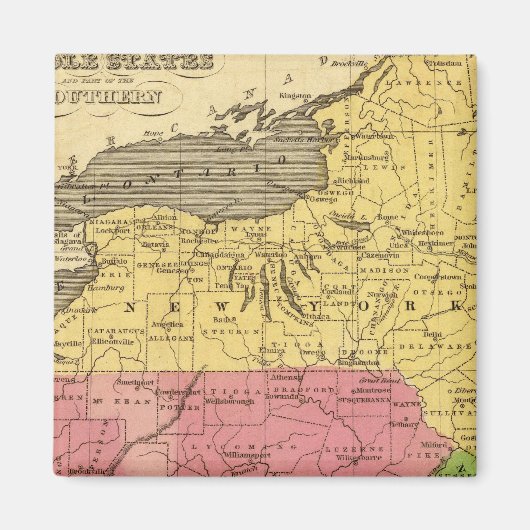 Midden-Staten 3 Magneet (Voorkant)