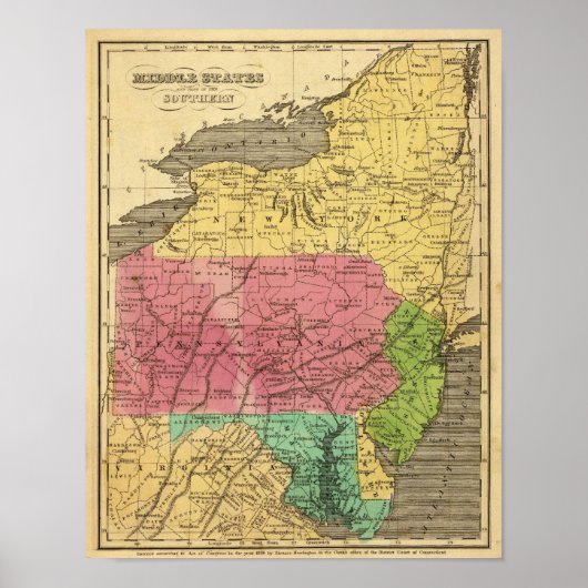 Midden-Staten 3 Poster (Voorkant)