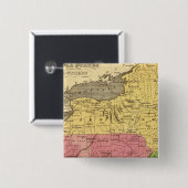 Midden-Staten 3 Vierkante Button 5,1 Cm (Voorkant /achterkant)