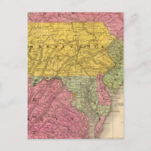 Midden-Staten, Verenigde Staten Briefkaart
