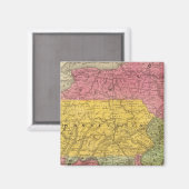 Midden-Staten, Verenigde Staten Magneet (Voorkant / Achterkant)