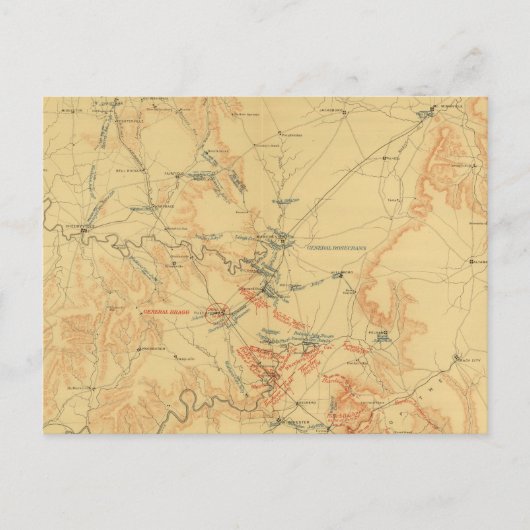 Midden-Tennessee-campagne Briefkaart (Voorkant)