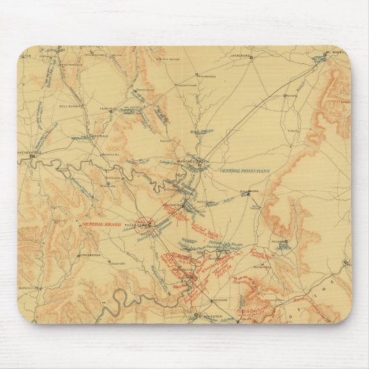 Midden-Tennessee-campagne Muismat (Voorkant)