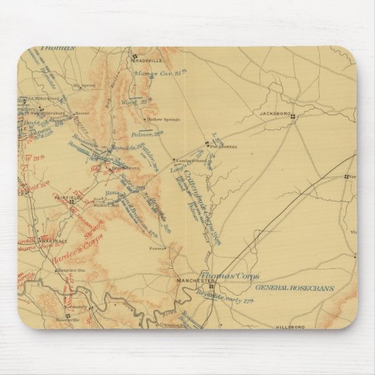 Midden-Tennessee-campagne Muismat (Voorkant)