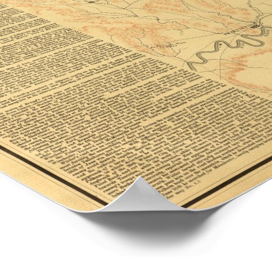 Midden-Tennessee-campagne Poster (Hoek)