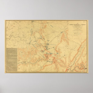 Midden-Tennessee-campagne Poster