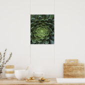 Midden van Cactus Poster (Keuken)
