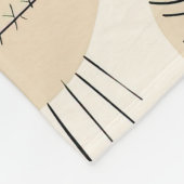 midden van de eeuw fleece deken (Hoek)