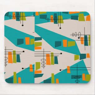 Midden van de eeuw Moderne Abstracte #55 Muismat