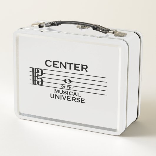 Midden van de Musical Universe Alto Clef Lunchbox (Achterkant)