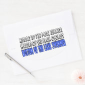 Midden van de Pack Ovale Sticker (Envelop)