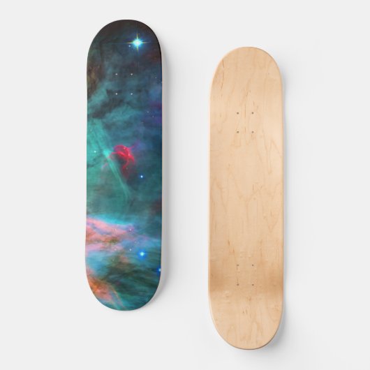 Midden van de Swan Nebula Persoonlijk Skateboard (Voorkant)